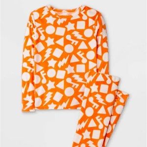 COPY - Kids' Music Notes Print Pajama Set - Cat & Jack™ Orange size 10